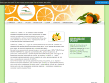 Tablet Screenshot of agrios-elcarril.es